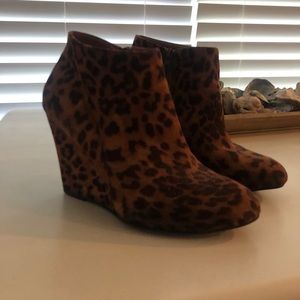 Leopard Print Booties